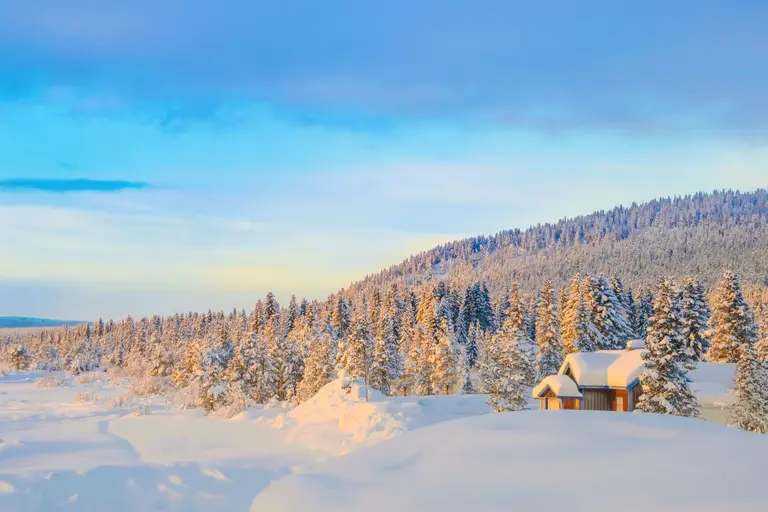 Winterlandschaft Schweden