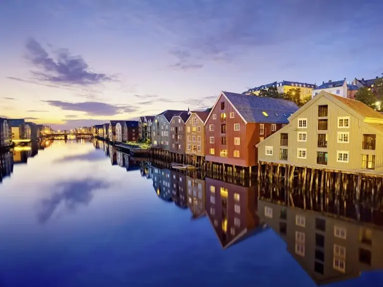 Blick auf Trondheim