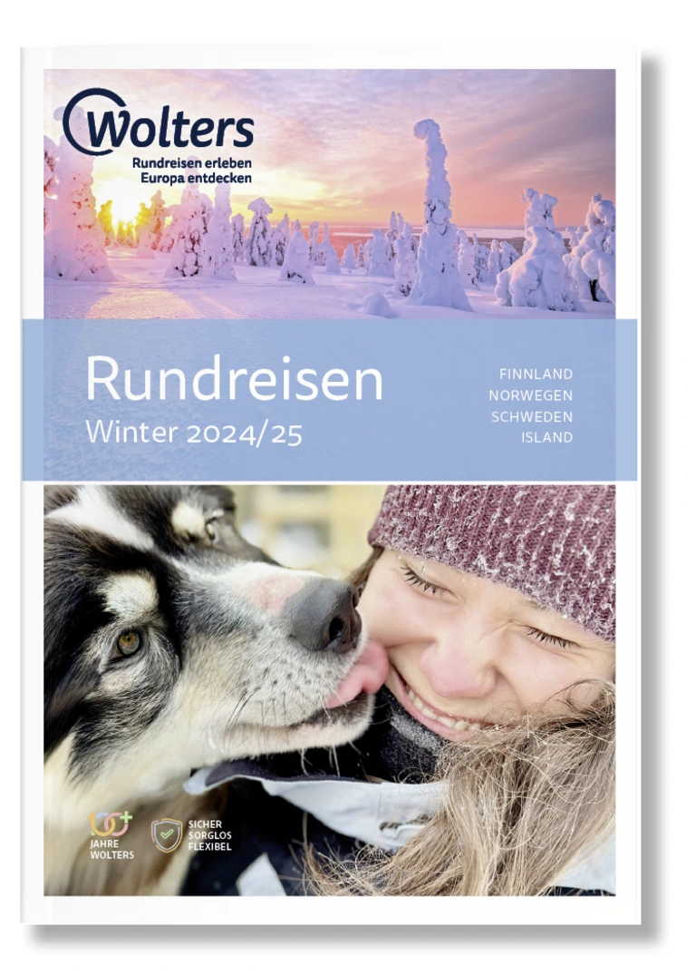 Wolters Rundreisen Finnland Norwegen Schweden Island Winterreisen Katalog