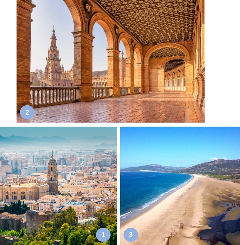 Unsere Lieblingsorte in Spanien - Malaga, Sevilla, Tarifa - Wolters Rundreisen