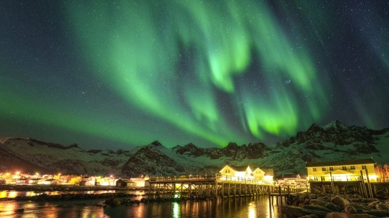 Mefjord Nordlichter Norwegen Wolters Rundreisen